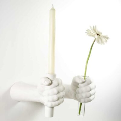 Hand Hooks are cast from the designer’s hands