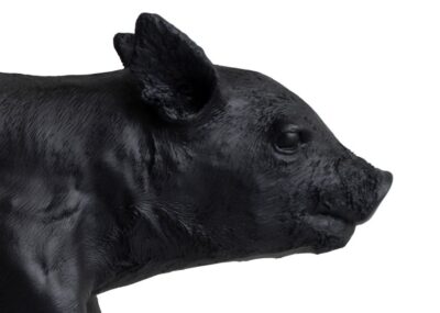 BANK IN THE FORM OF A PIG (Matte Black) - Image 2