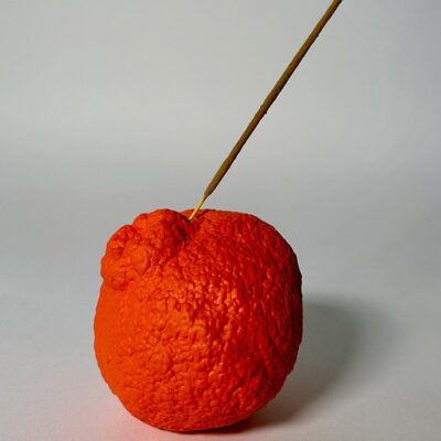 Orange Orange Altar Fruit Incense holder