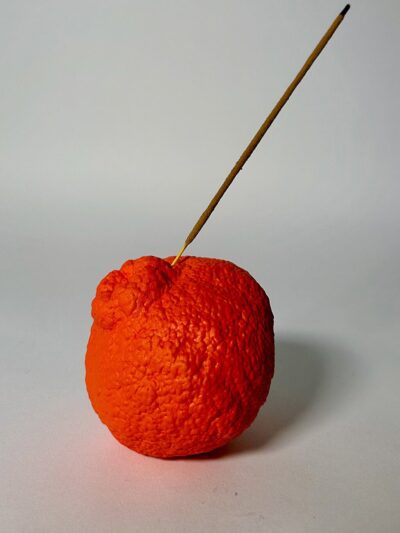 Orange Orange Altar Fruit Incense holder
