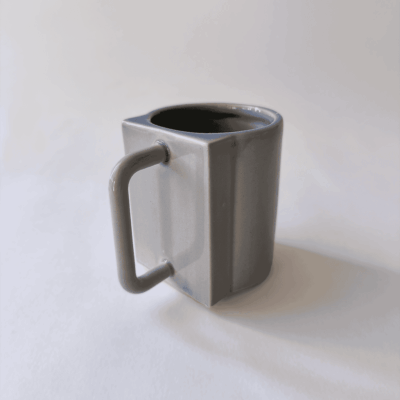 Small Hardware Mug / Handle #8 (Contemporary U)