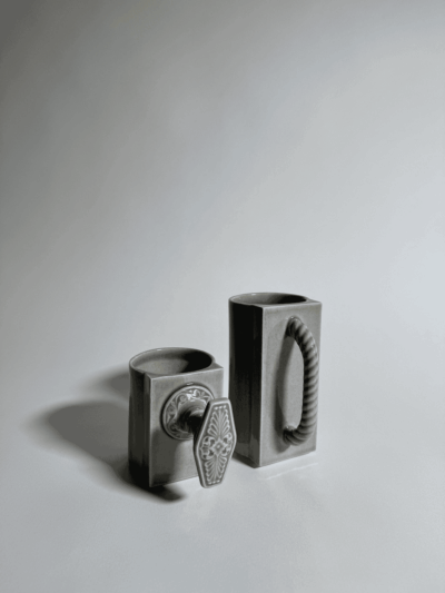 Two Grey Waldorf Mugs - Image 2