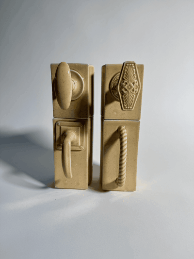 Four Tan Mugs - Image 2