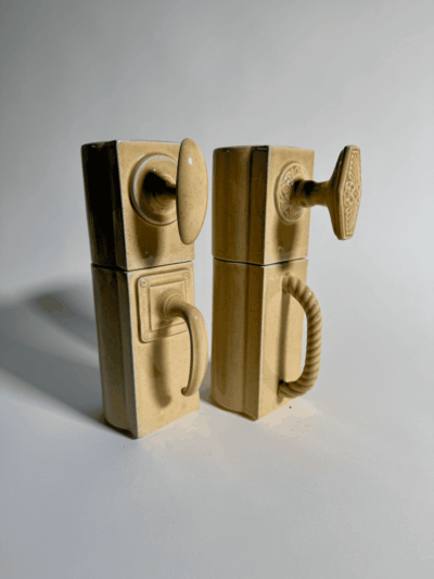 Four Tan Mugs - Image 3