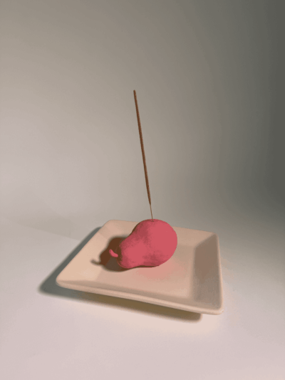 Altar Fruit Incense Holder With Plate - Image 3