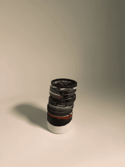 White Fuse Vases - Image 3