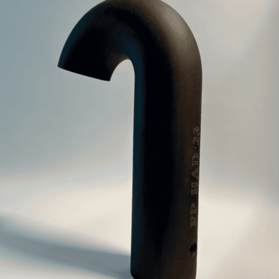 Black and Beige Fat Pipe Lamp