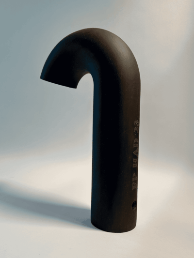 Black and Beige Fat Pipe Lamp