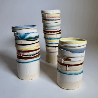 Fuse Vase / White Set #2