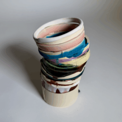 Fuse Vase / Medium Pink