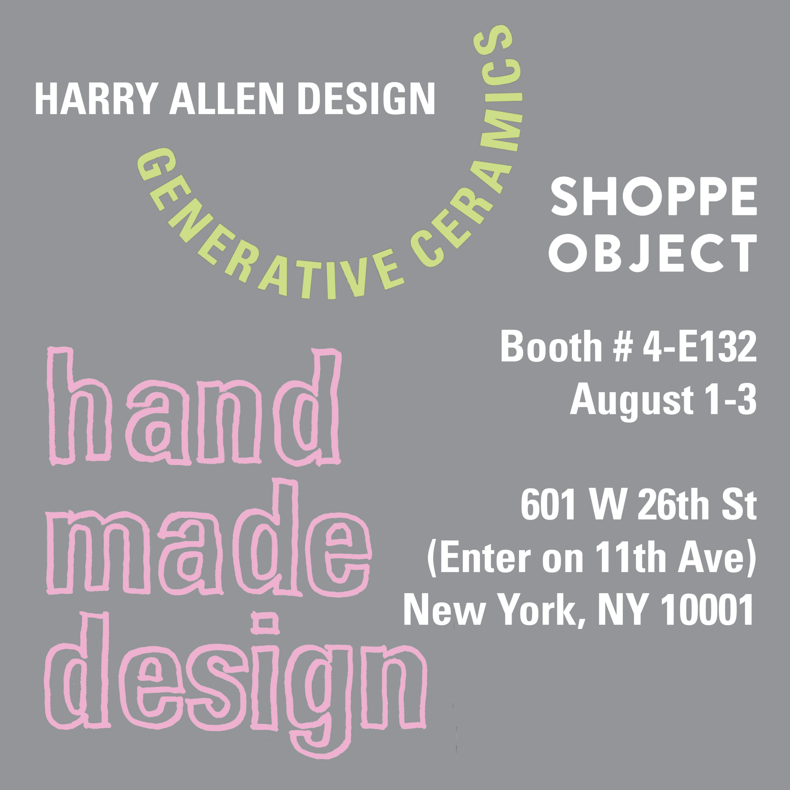 Harry Allen Design | Harry Allen Design @ Shoppe Object